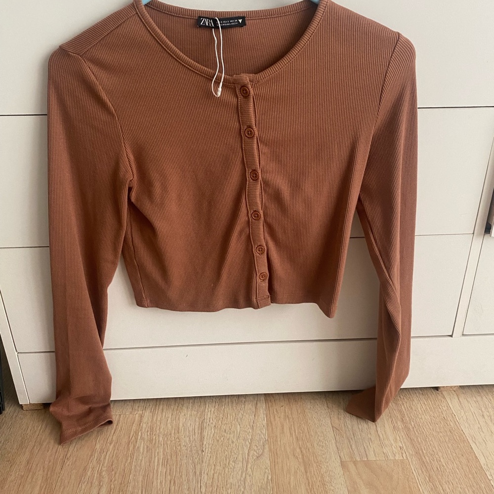 Zara Cropped Long Sleeves